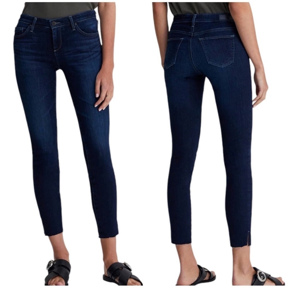 Ag Adriano Goldschmied The Legging Ankle Super Skinny Ankle Jeans Size 28 Hemmed
